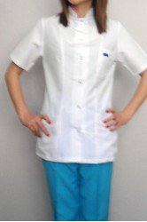 Çıtçıtlı Turkuaz Hemşire Forması