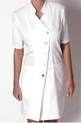 Hakim Yaka Çapraz Model Hemşire Elbisesi